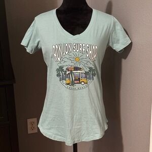 Ron Jon Surf Shop Cocoa Beach Graphic Tee Medium Coastal Y2K Beachwear‎